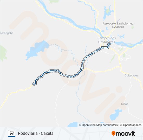 116 bus Line Map