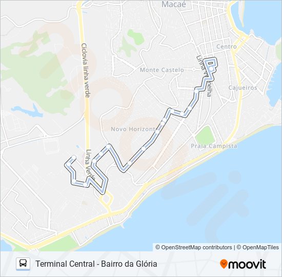 C-41A bus Line Map