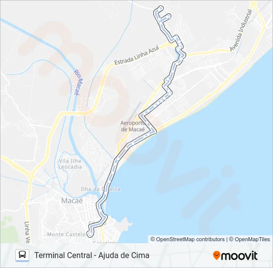 T-22 Bus Line Map