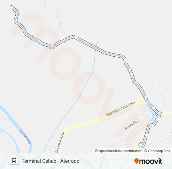 S-12A Bus Line Map