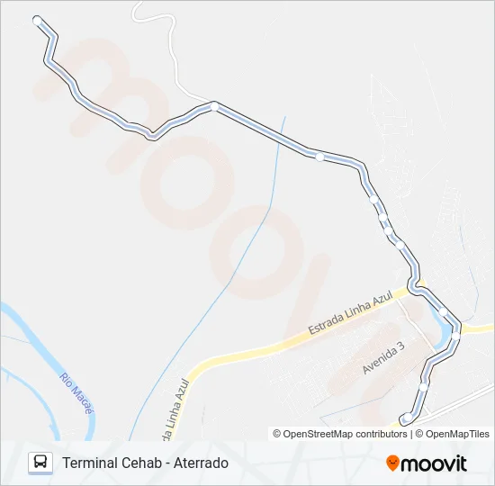 S-12A Bus Line Map