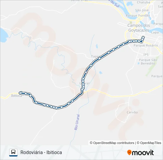 115 Bus Line Map