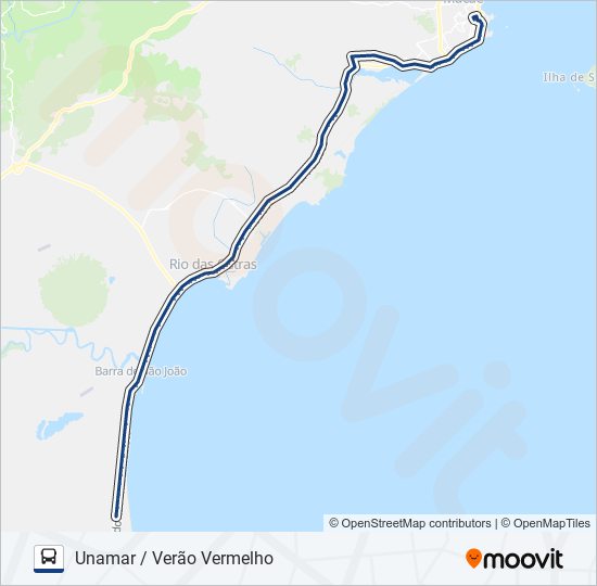 B434 bus Line Map