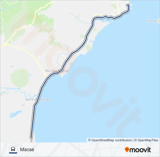 B434 Bus Line Map