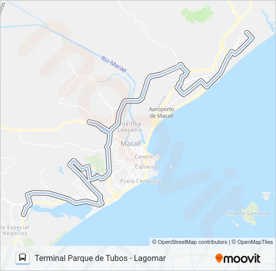 T-23A Bus Line Map