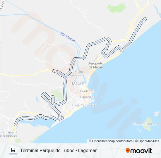 T-23A Bus Line Map