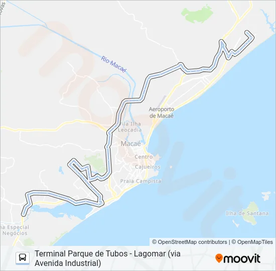 T-23B Bus Line Map
