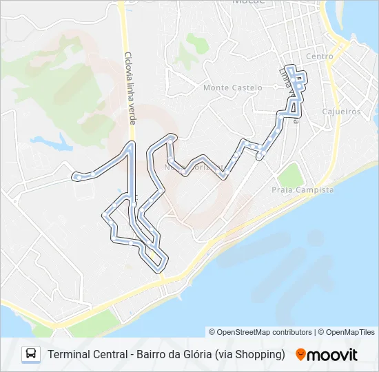 C-41B Bus Line Map