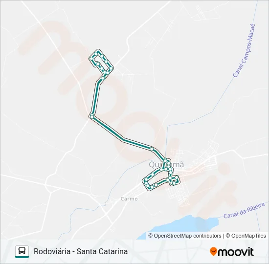 6 Bus Line Map