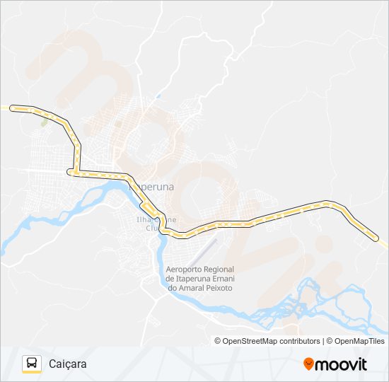 Mapa da linha 11 de ônibus