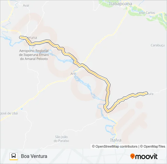 35 Bus Line Map