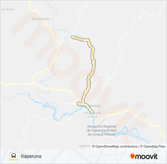 25 Bus Line Map