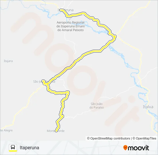 N460 Bus Line Map