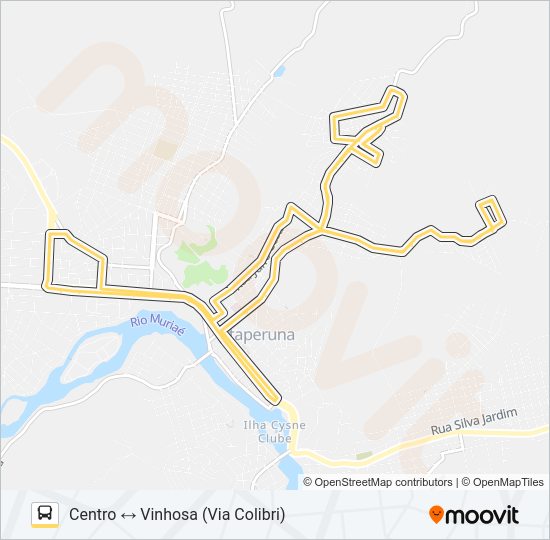 Mapa da linha 03 de ônibus