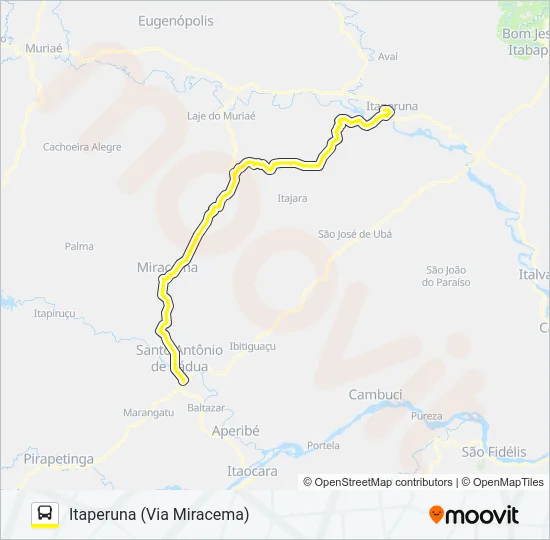 N140 Bus Line Map