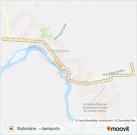13 Bus Line Map