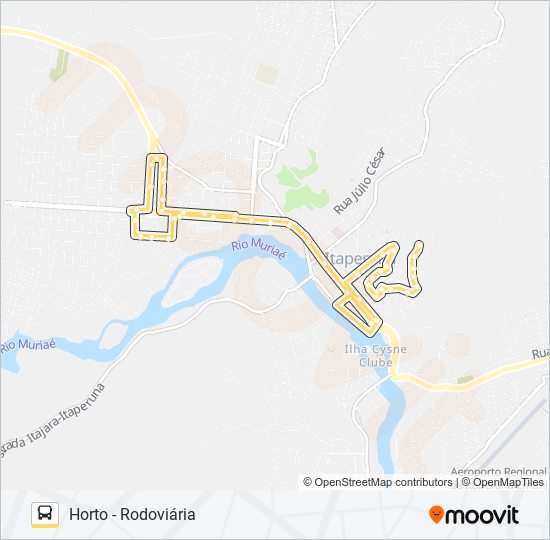 Mapa de 21 de autobús