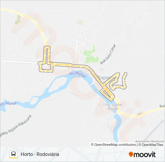 21 Bus Line Map