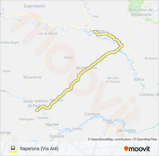 N142 Bus Line Map