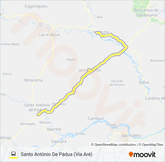 N142 Bus Line Map