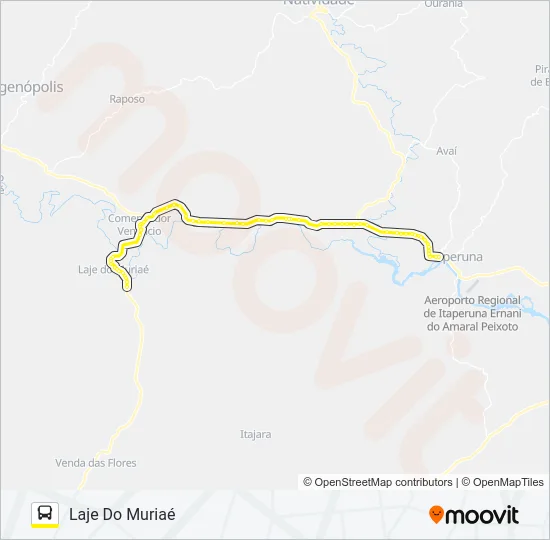 N110 Bus Line Map