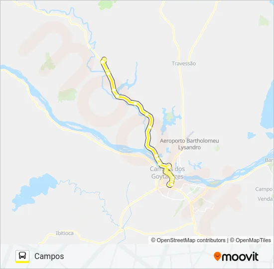 N500 Bus Line Map