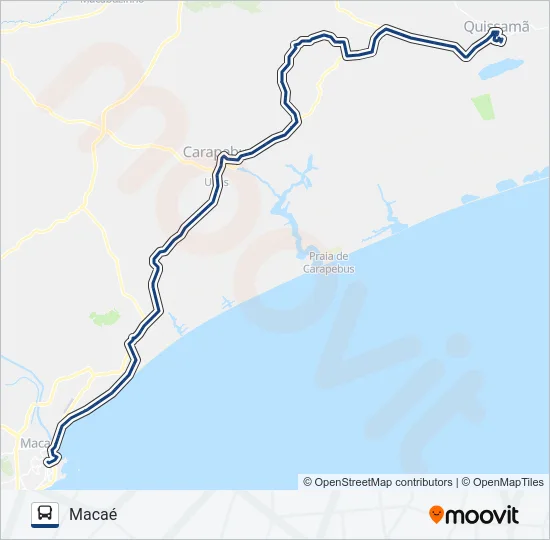 N220 Bus Line Map