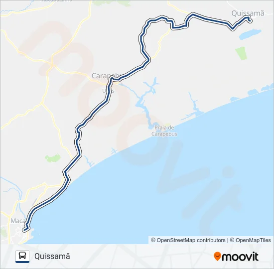 N220 Bus Line Map