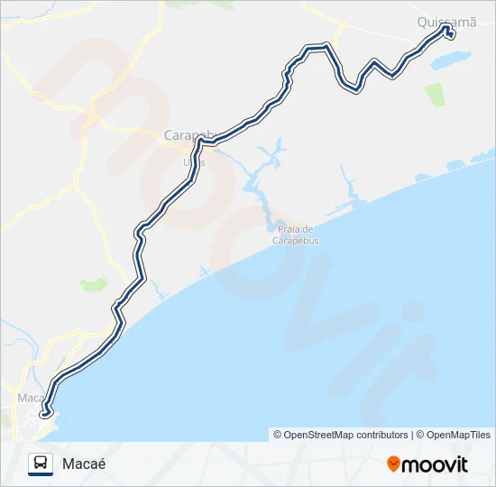 N225 Bus Line Map