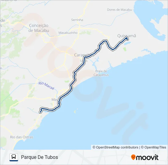 N225 Bus Line Map