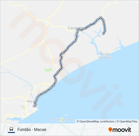 N235 Bus Line Map