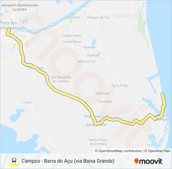 N441 Bus Line Map