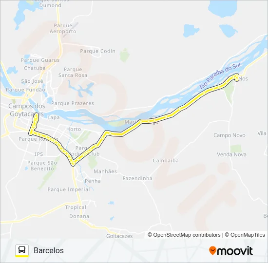 N456 Bus Line Map