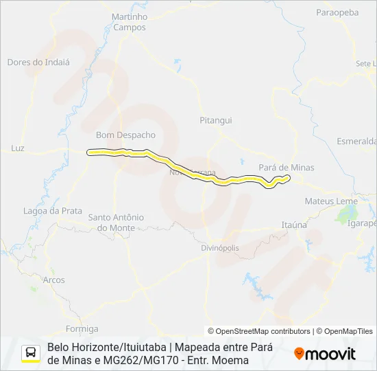 GONTIJO 1156 Bus Line Map