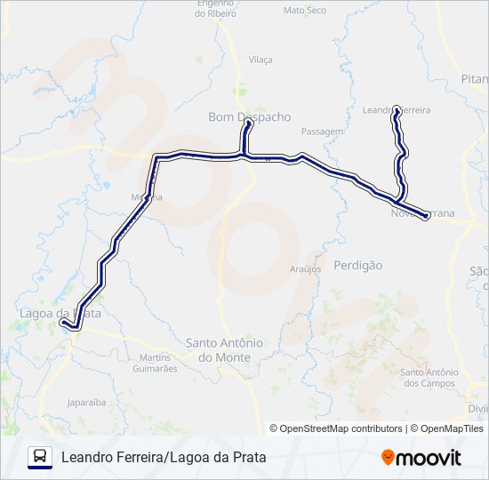 Mapa da linha SÃO CRISTÓVÃO 3954.4 de ônibus