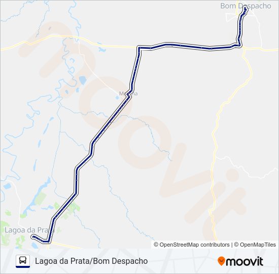 Mapa da linha SÃO CRISTÓVÃO 3954.1 de ônibus