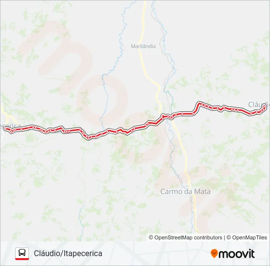 TRANSMOREIRA 1130.1 Bus Line Map