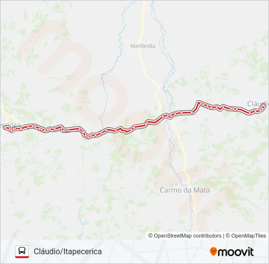 TRANSMOREIRA 1130.1 Bus Line Map