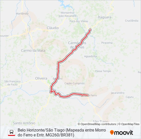 Mapa de TRANSMOREIRA 1176.1 de autobús