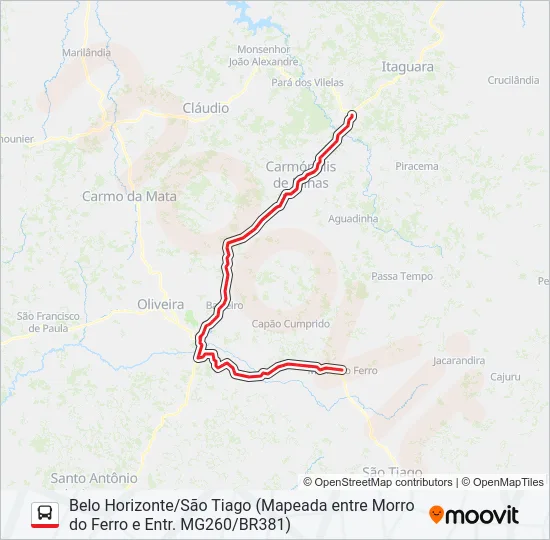 TRANSMOREIRA 1176.1 Bus Line Map