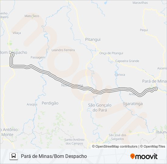 Mapa de S.M. 1048.1 de autobús