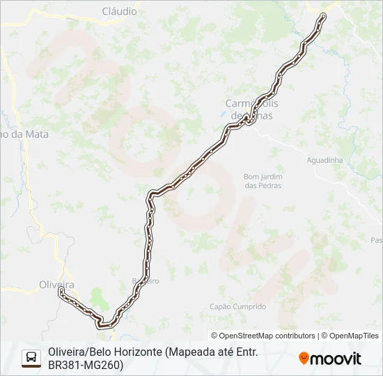 SARITUR 1140 Bus Line Map