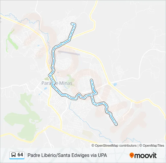 64 Bus Line Map