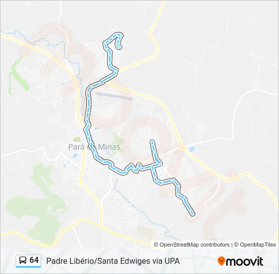 64 Bus Line Map