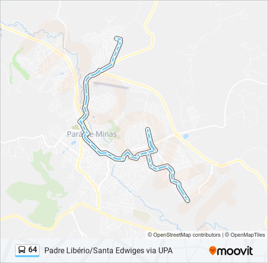 64 bus Line Map