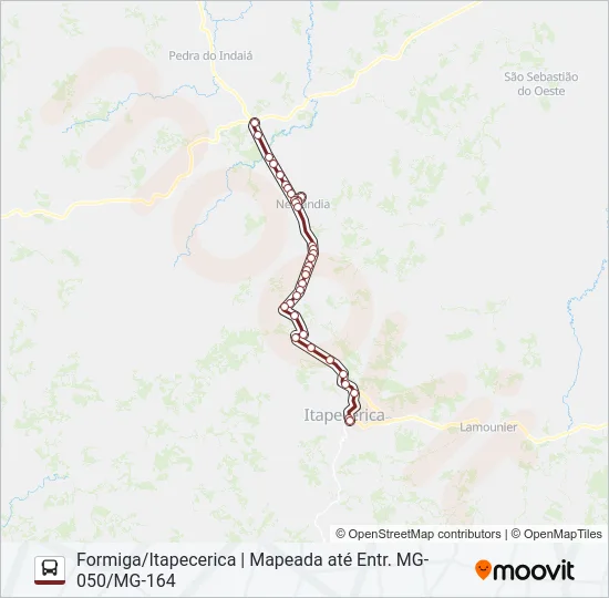 R.N. 3783.2 Bus Line Map