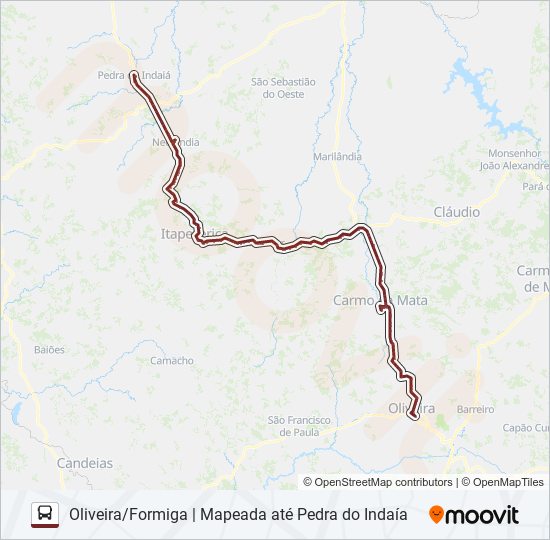 R.N. 3783 bus Line Map