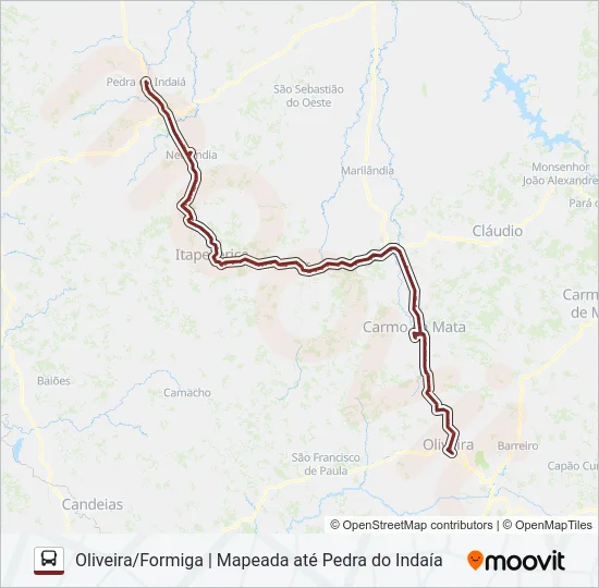 R.N. 3783 Bus Line Map