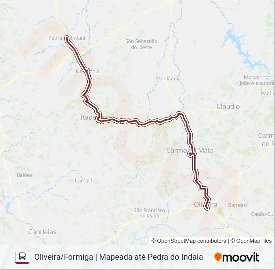 R.N. 3783 Bus Line Map