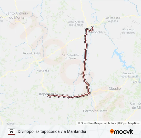 R.N. 3700 Bus Line Map